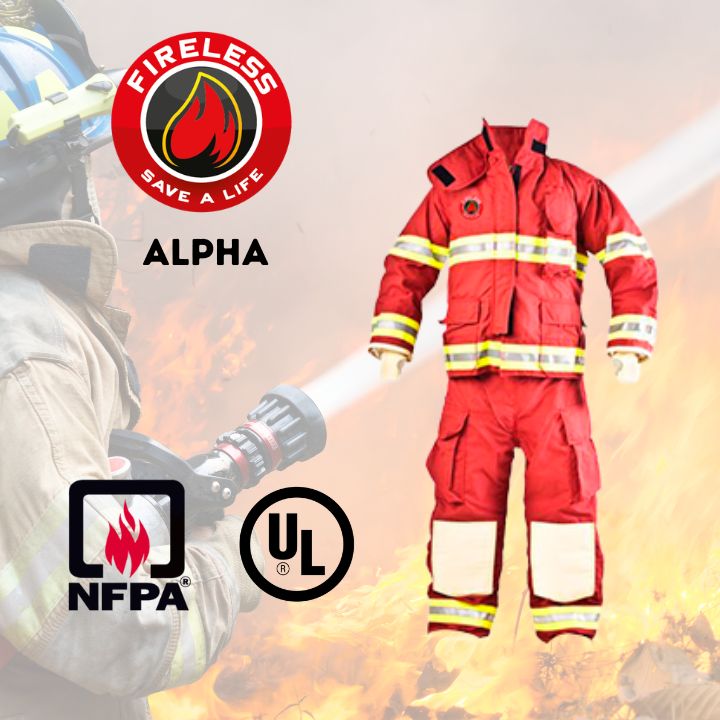 traje de bombero profesional fireless