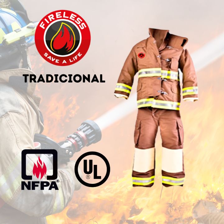 traje de bombero estructural fireless