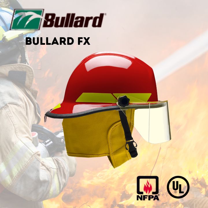 casco para bombero bullard fx
