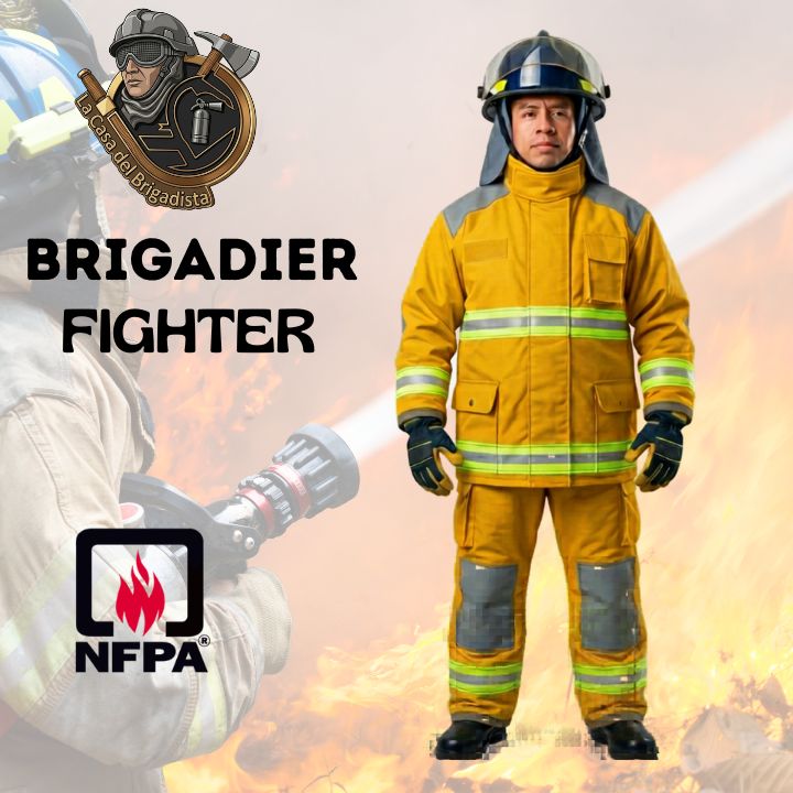 traje de bombero estructural