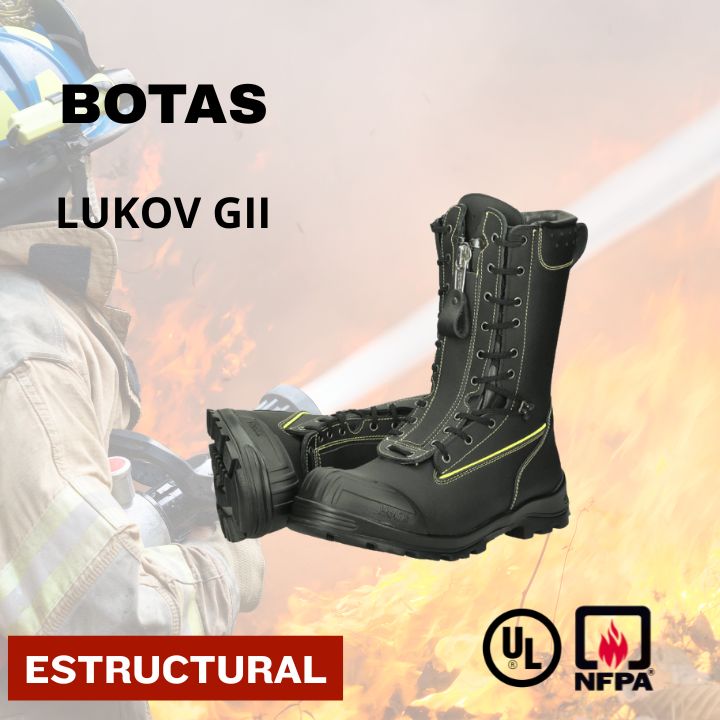 botas para bombero estructural
