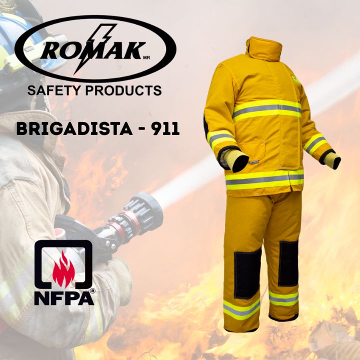 TRAJE DE BOMBERO BRIGADISTA ROMAK