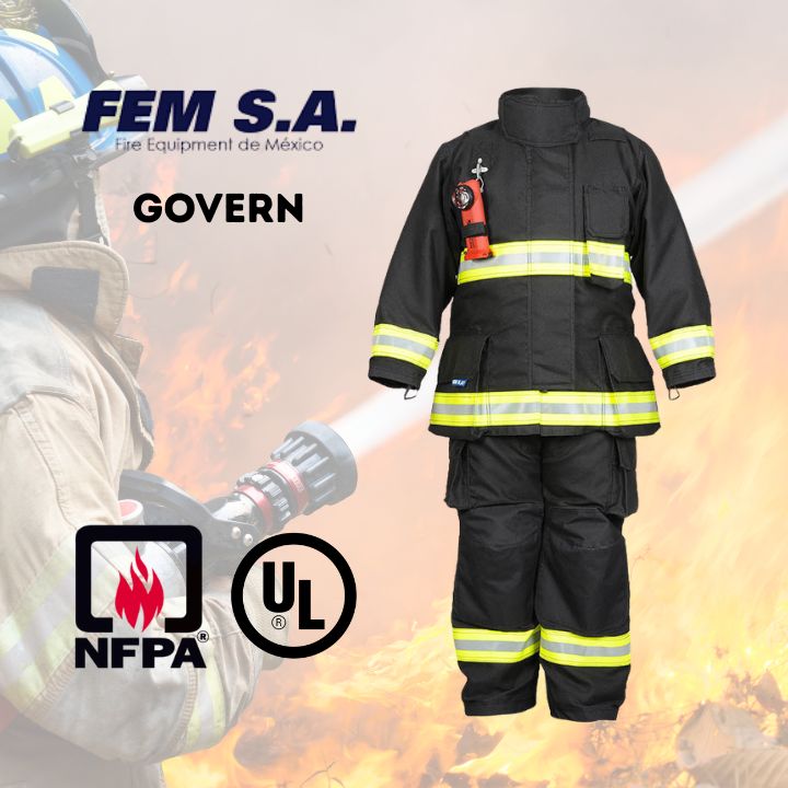 Traje de bombero femsa govern