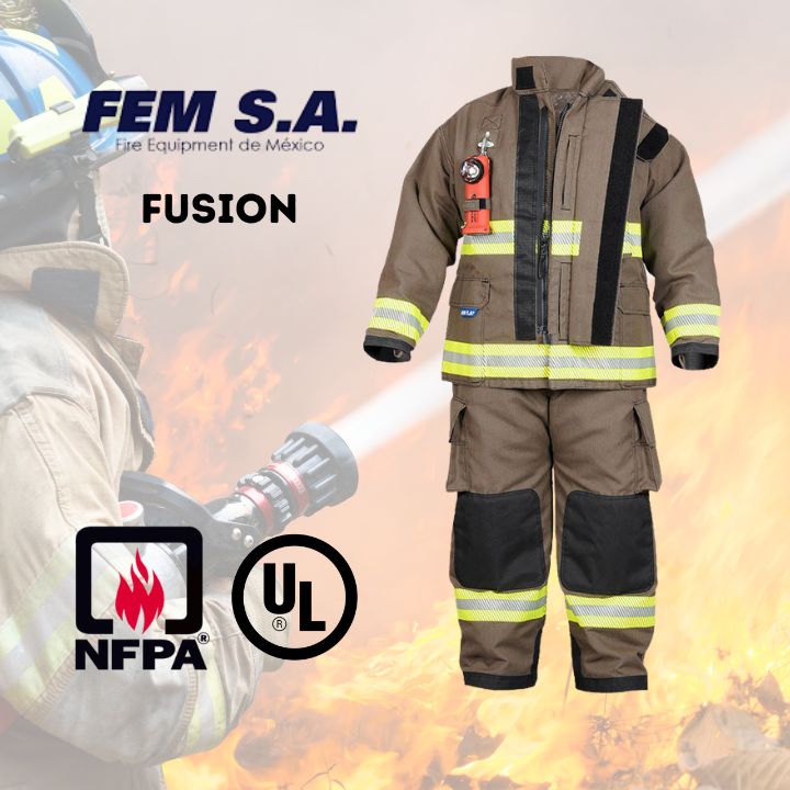 Traje de bombero femsa fusion