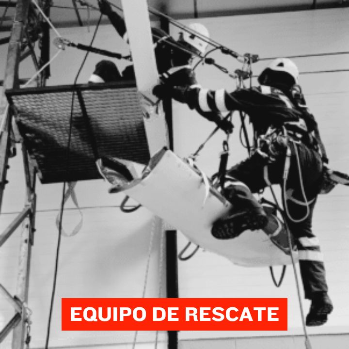 equipos de rescate