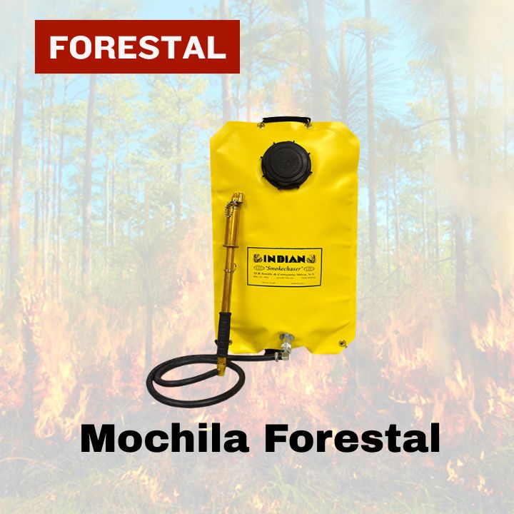 mochila de agua forestal